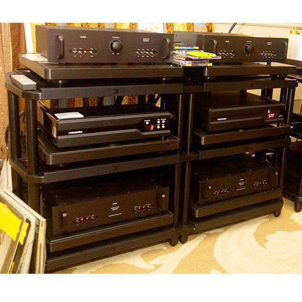 SXR Signature Double-Wide Three-Shelf Rack with S3 Bases