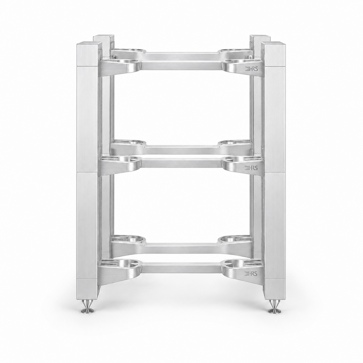 VXR-1921 Reference Three-Level Empty Frame in silver finish without isolation platforms