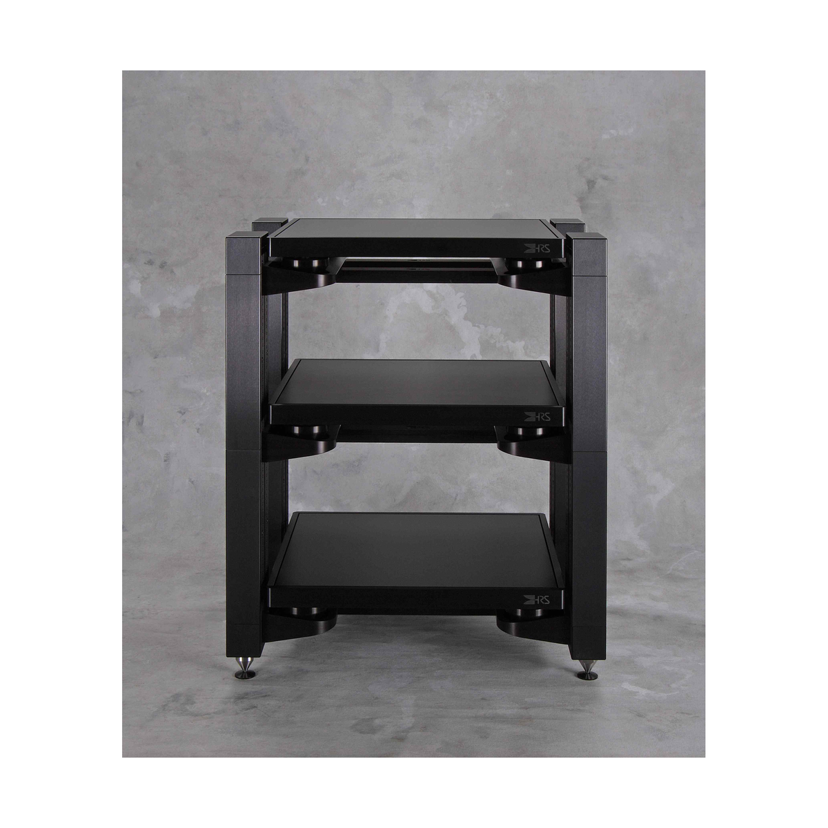VXR-1921 Reference Three-Shelf Rack with M3X2 Bases in black finish