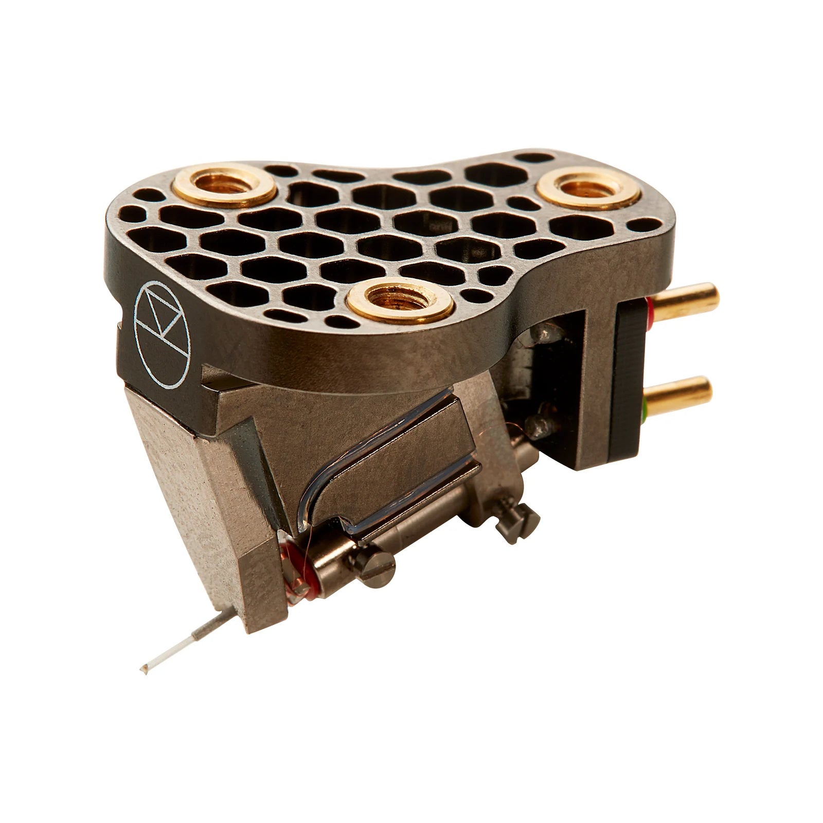 Linn Ekstatik flagship moving coil cartridge in a three-quarter view