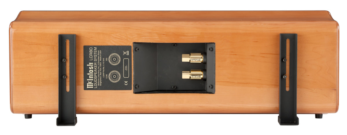 McIntosh LCR80 in wood veneer, rear view