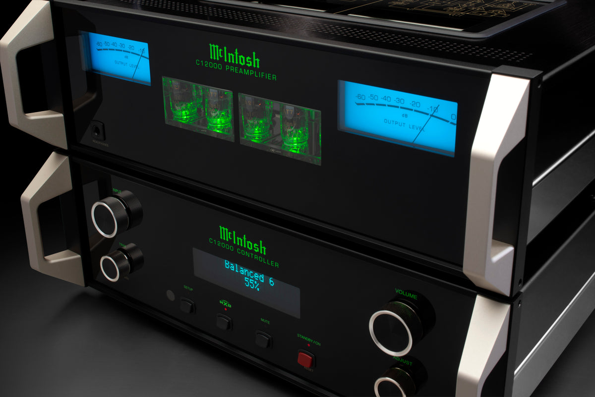 McIntosh C12000 C and ST Angle Right2 Close Up Balanced