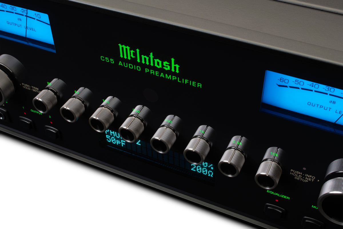 McIntosh C55 Front Close Up