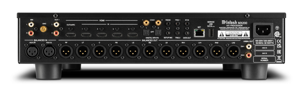McIntosh MX200 Back
