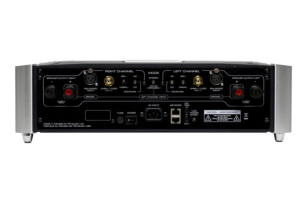 MOON 761 - rear panel and connections