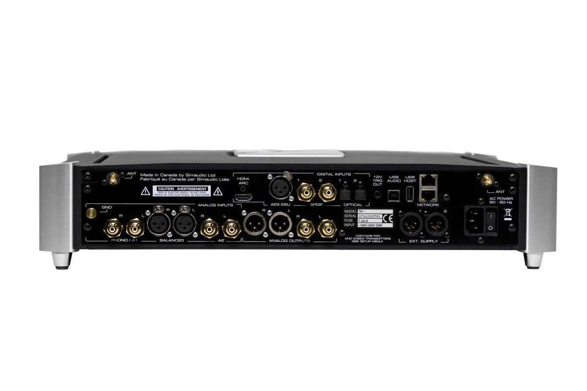 MOON 791 - rear panel and connections