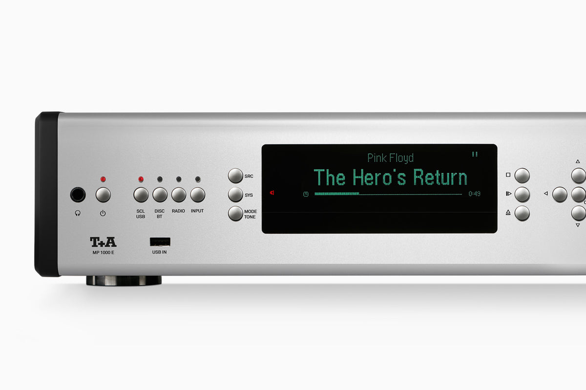 T+A MP 1000 E Multi-Source Player - High-End Audiophile CD Player with Digital Streaming, DAC, and Bluetooth