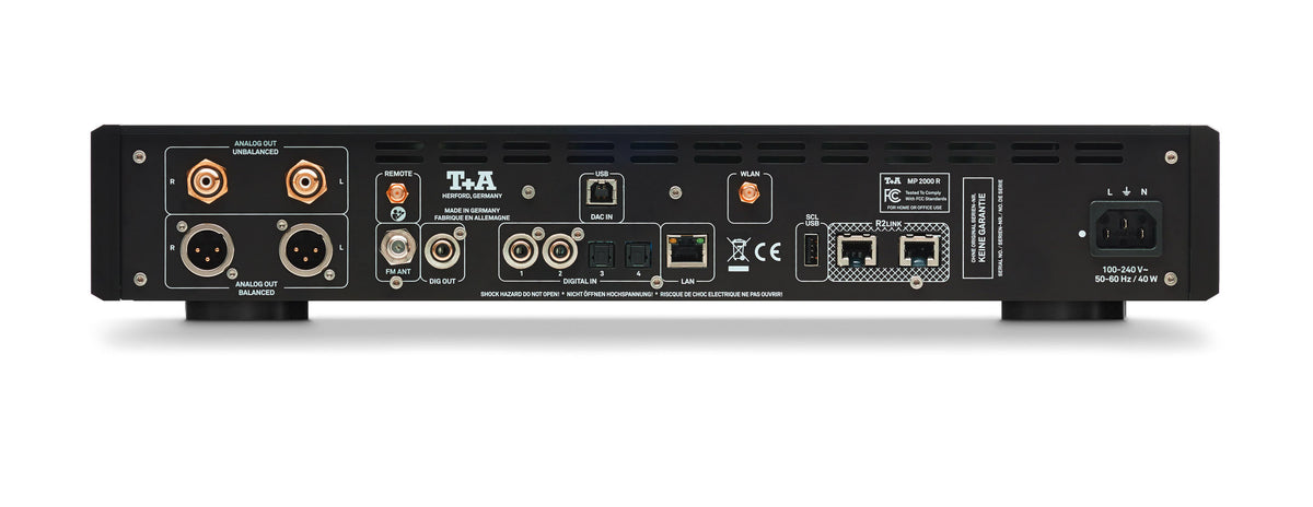 High-Fidelity MP 2000 R G3 Multi-Source Player with Bauhaus Design
