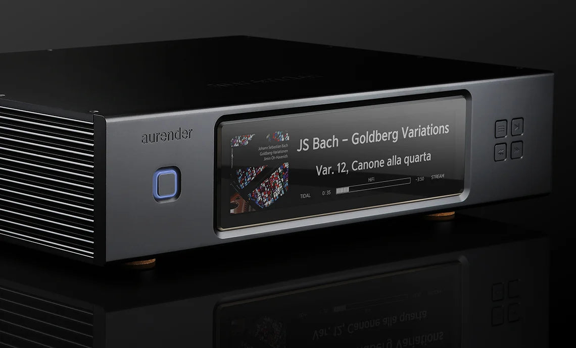 Aurender N20 Ultra High-Performance Digital Network Transport with USB, AES/EBU, Coaxial, BNC, Optical Outputs