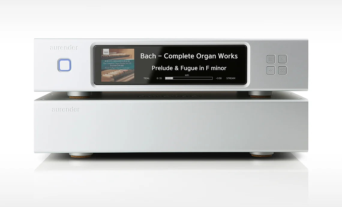 Aurender N30SA High-End Digital Transport with Master Clock Input & Dual-Chassis Design