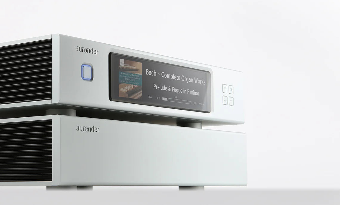 Aurender N30SA High-End Digital Transport with Master Clock Input &amp; Dual-Chassis Design