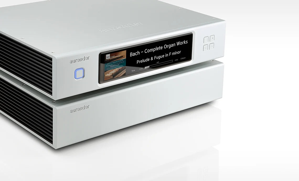 Aurender N30SA High-End Digital Transport with Master Clock Input &amp; Dual-Chassis Design