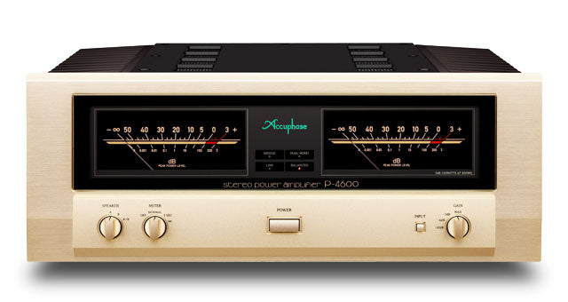 Accuphase P-4600 stereo power amplifier, front