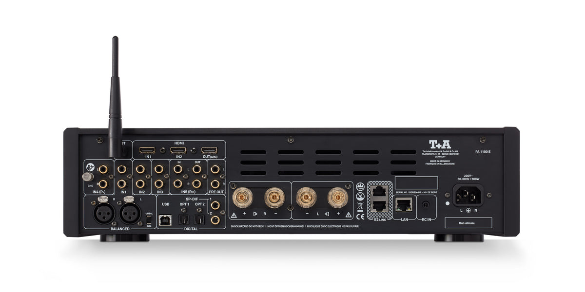 T+A PA 1100 E Integrated Amplifier with DAC - Hi-Fi Digital Audio