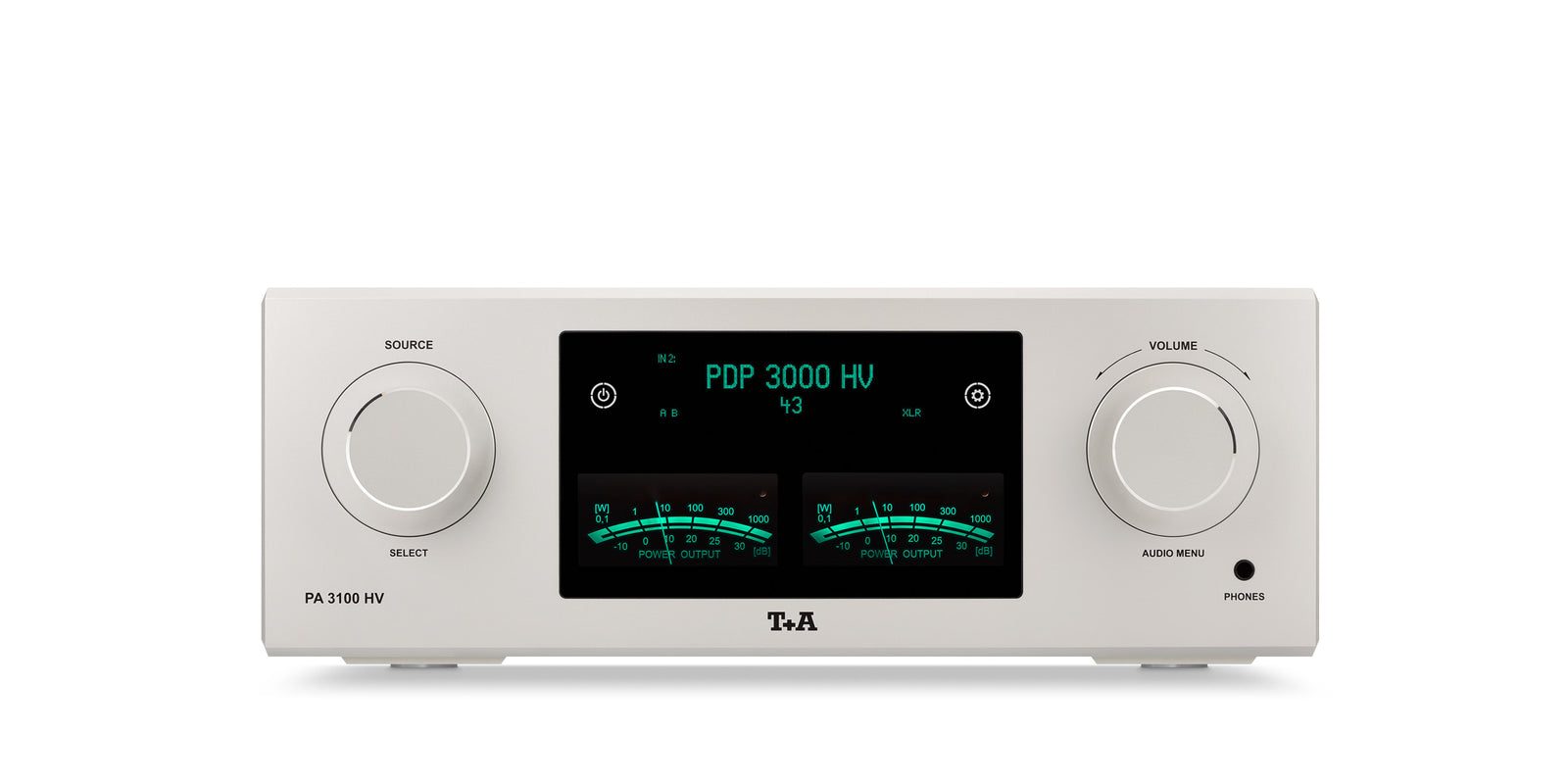 High-Power PA 3100 HV Integrated Amplifier with VU Meters and Advanced Circuitry