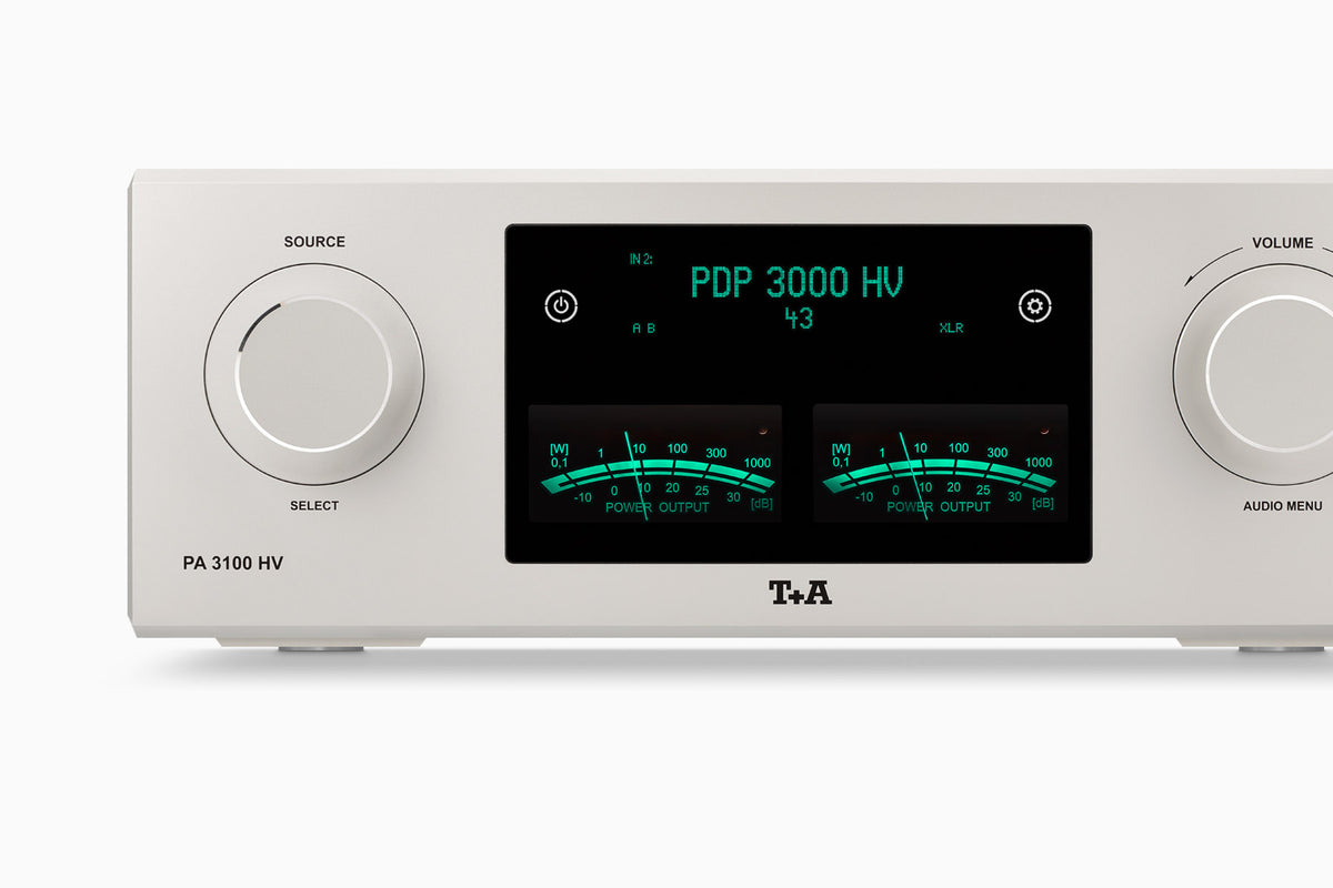High-Power PA 3100 HV Integrated Amplifier with VU Meters and Advanced Circuitry