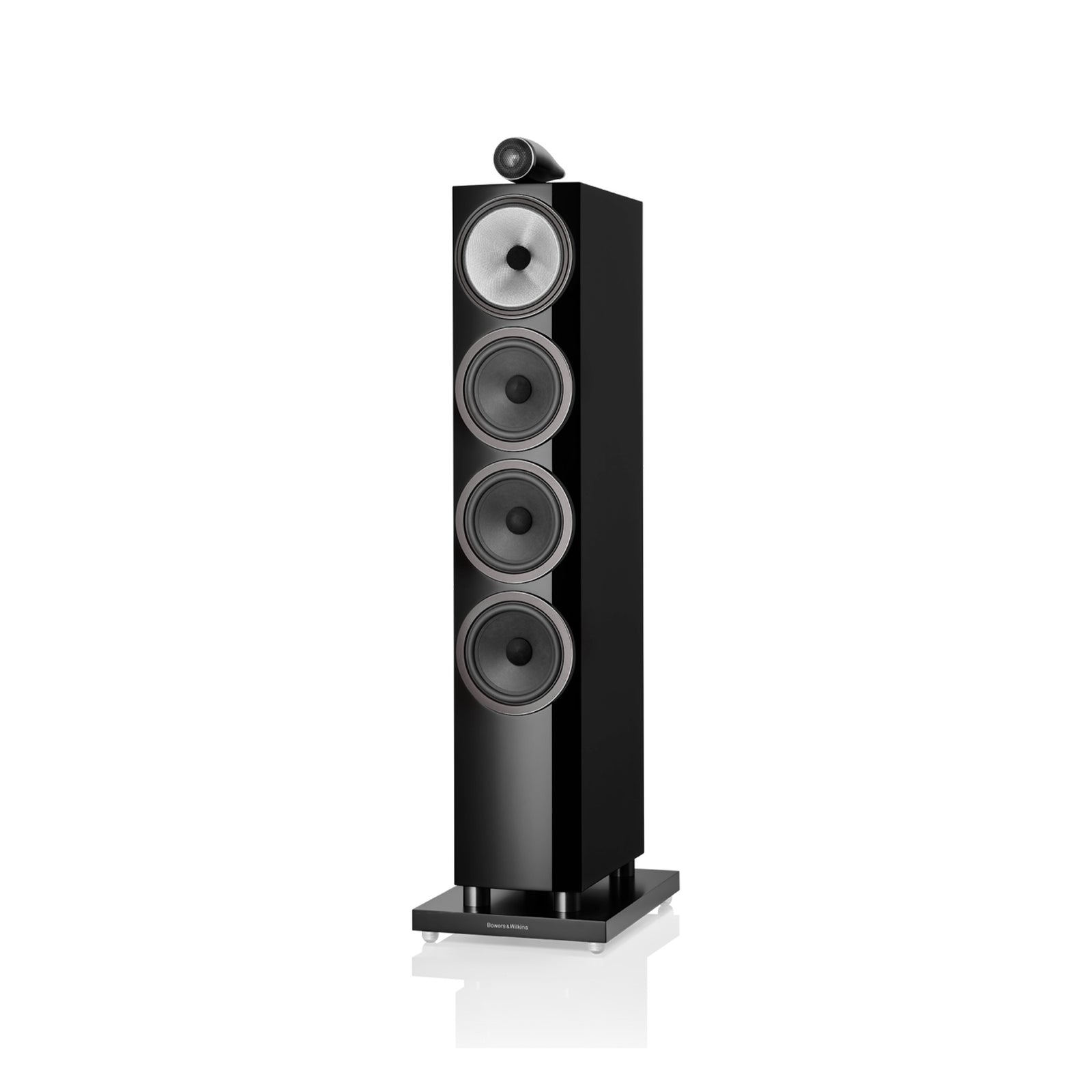 Bowers & Wilkins 702 S3 speaker, front three-quarter view