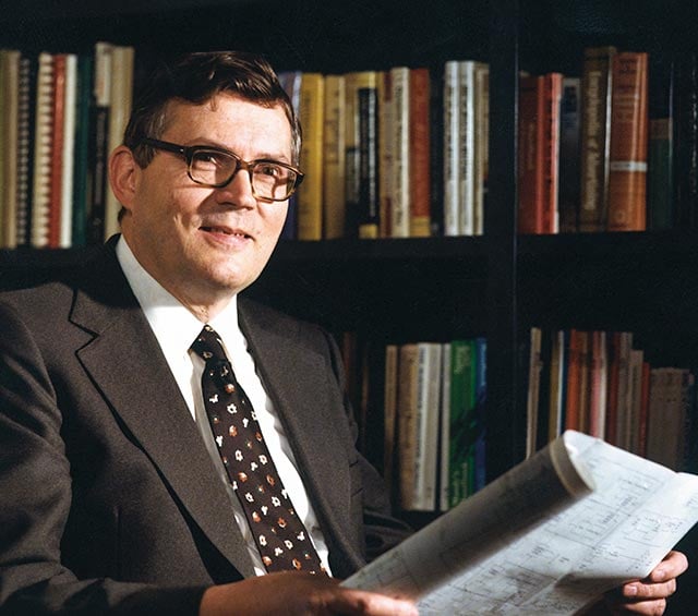 Sidney Corderman, head of research, engineering and development from 1951, over a forty-year career