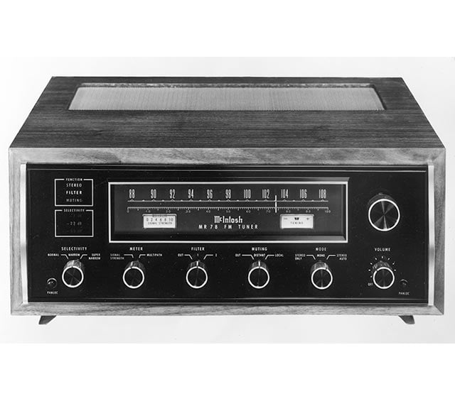 The MR78 FM tuner of 1972