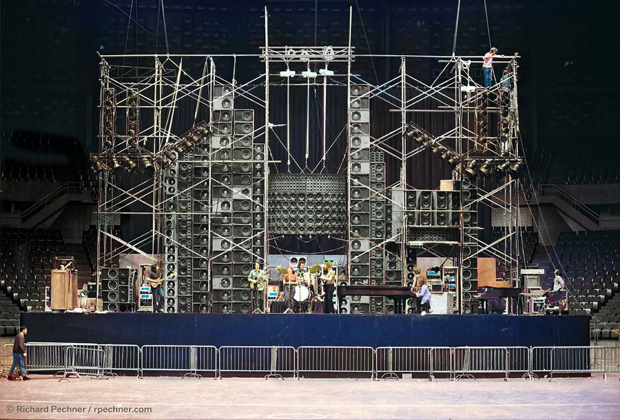 The Grateful Dead's Wall of Sound, March 23, 1974: 48 McIntosh MC2300 amplifiers, 28,800 watts