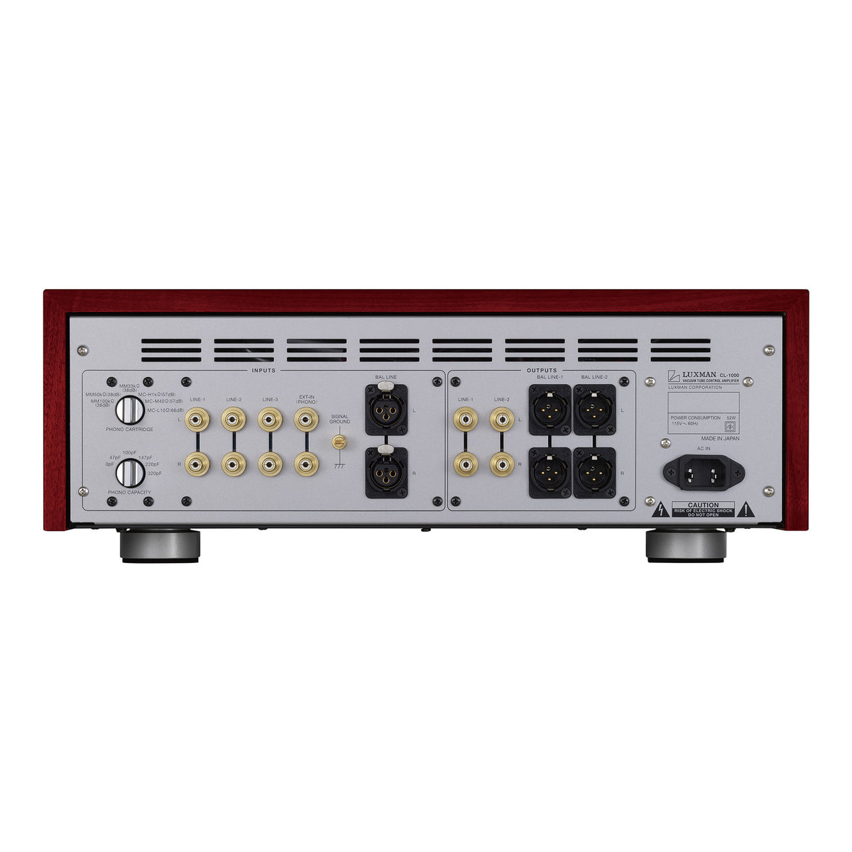 Luxman CL-1000 — rear product view