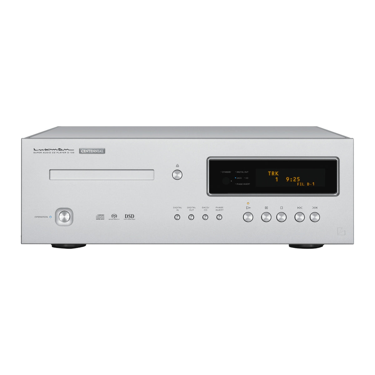 Luxman D-100 CENTENNIAL — front product view