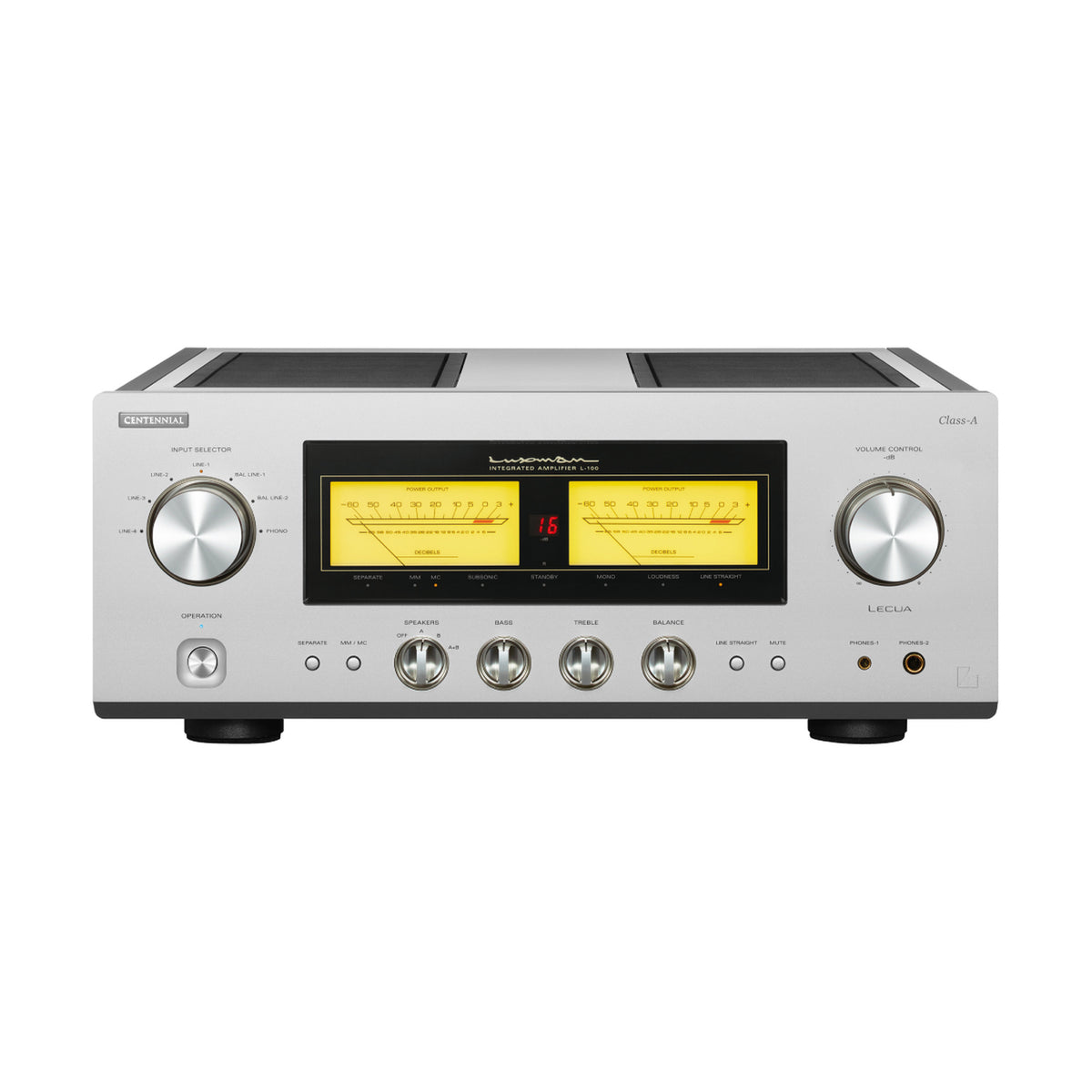 Luxman L-100 CENTENNIAL — front product view