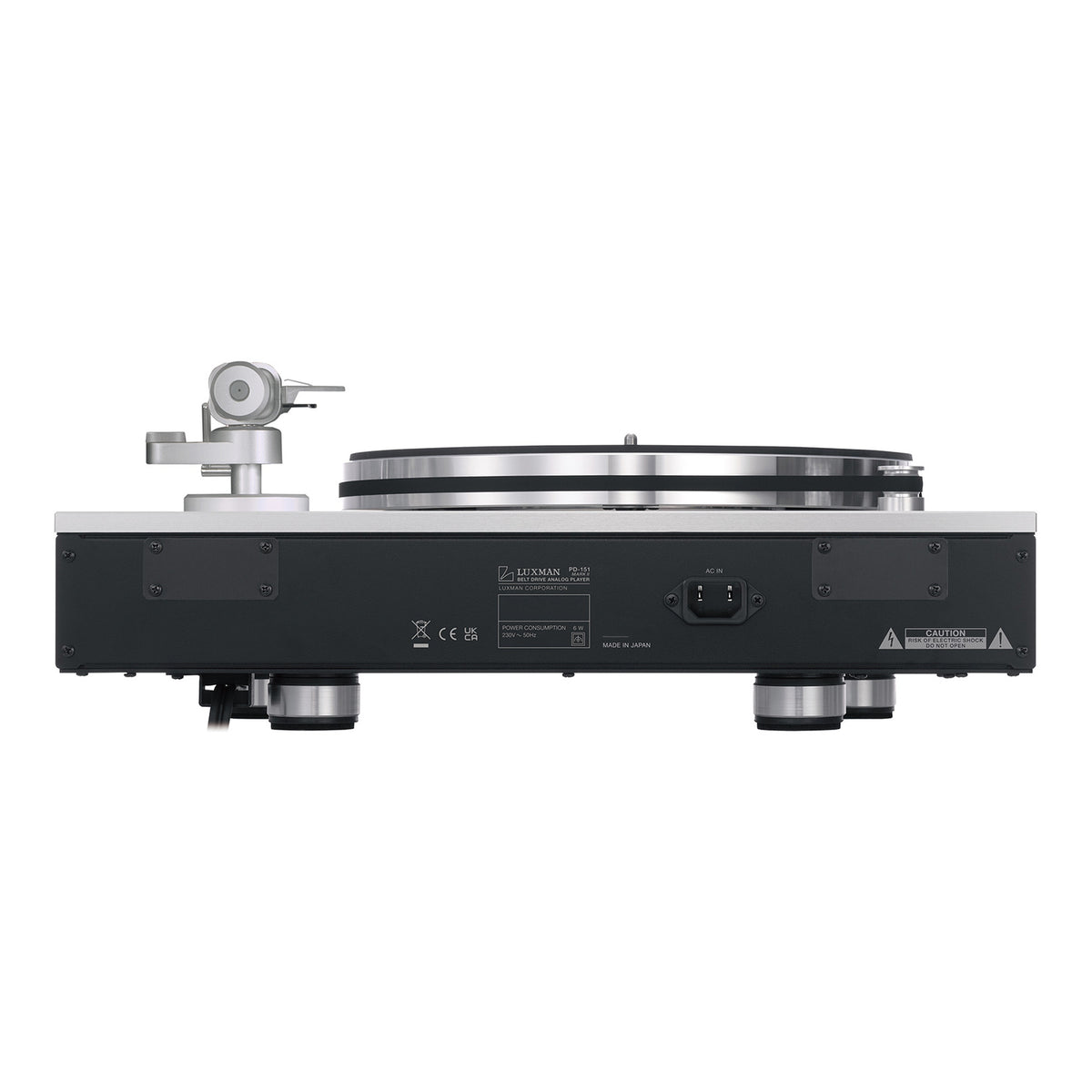 Luxman PD-151 MARK II — rear product view