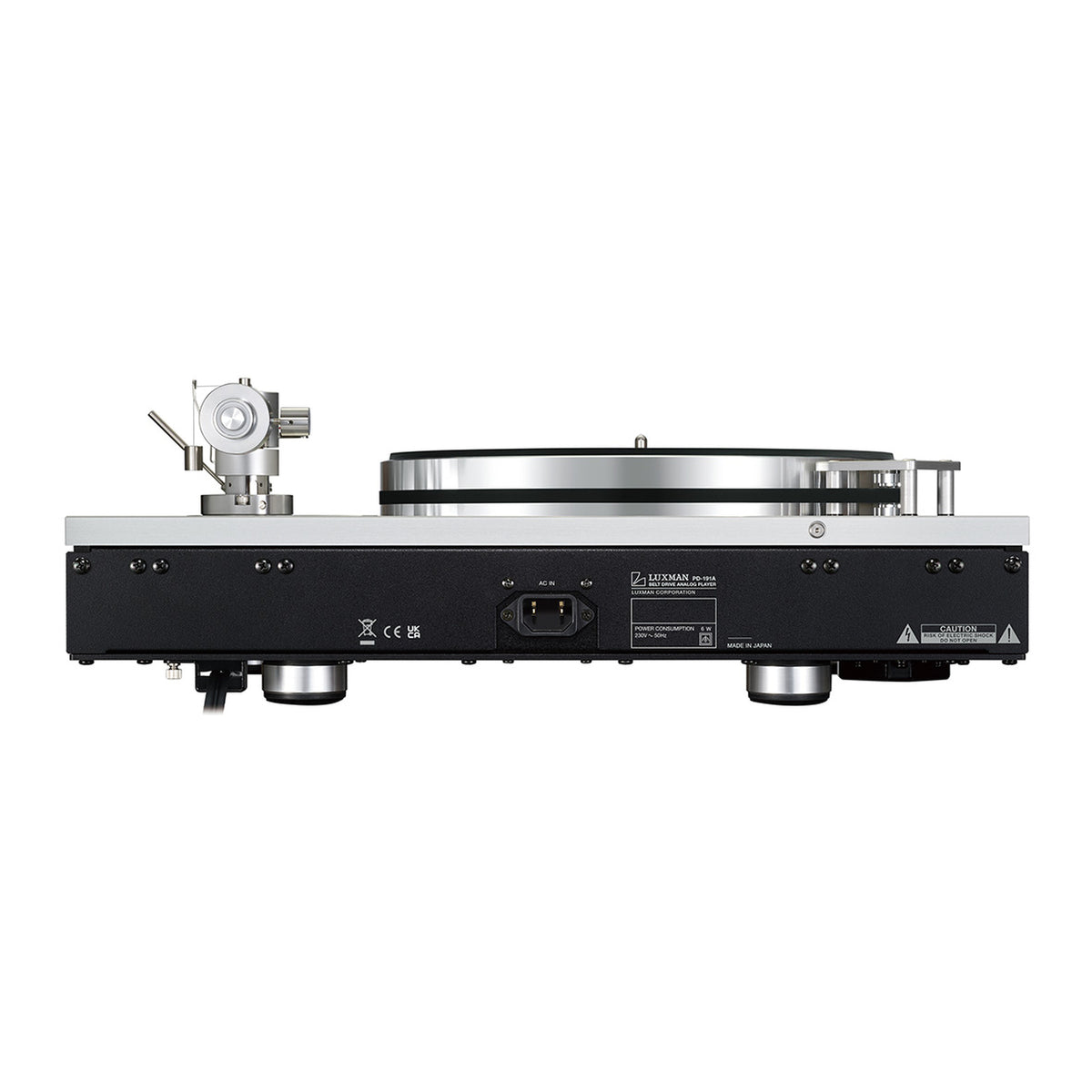 Luxman PD-191A — rear product view