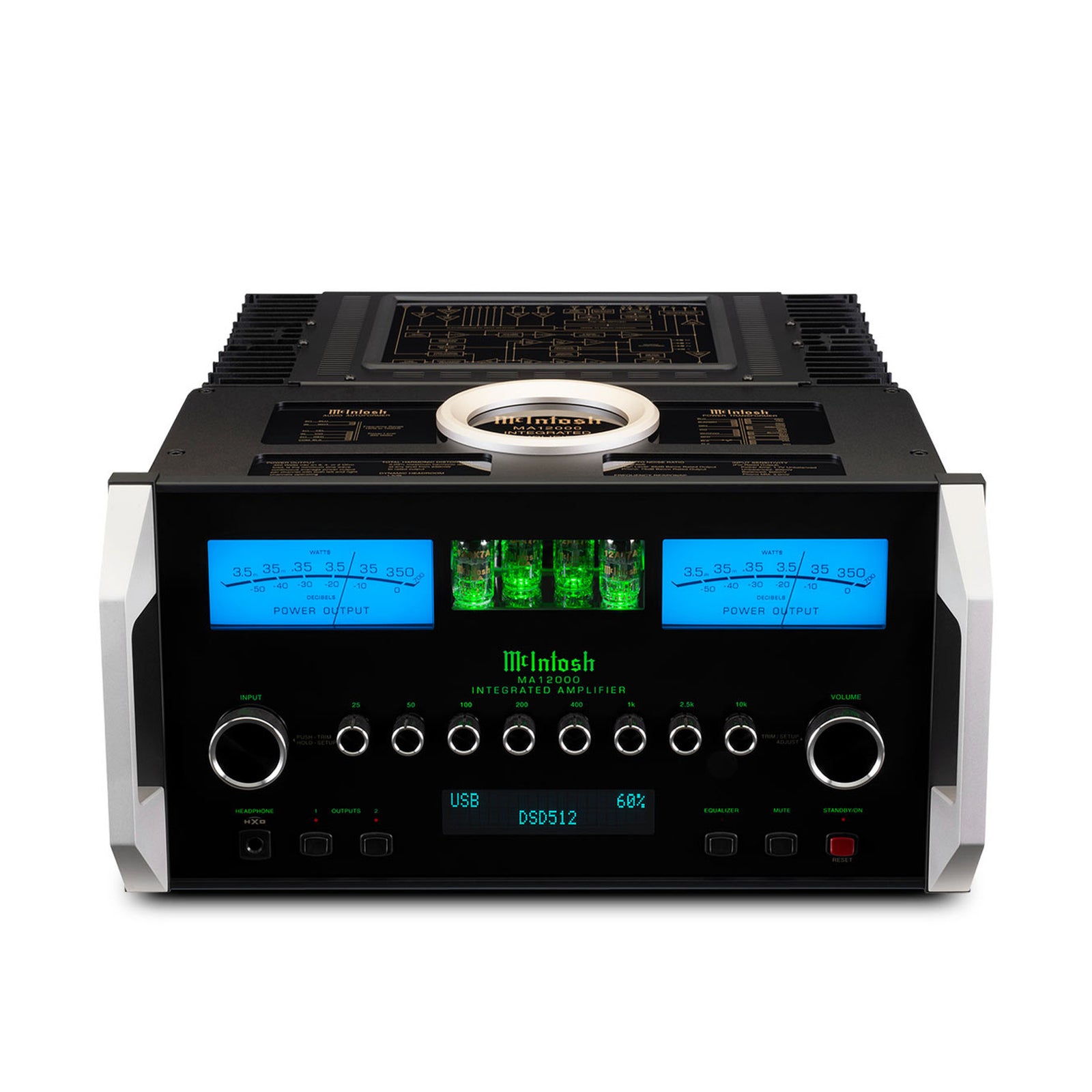 McIntosh MA12000 front and top view
