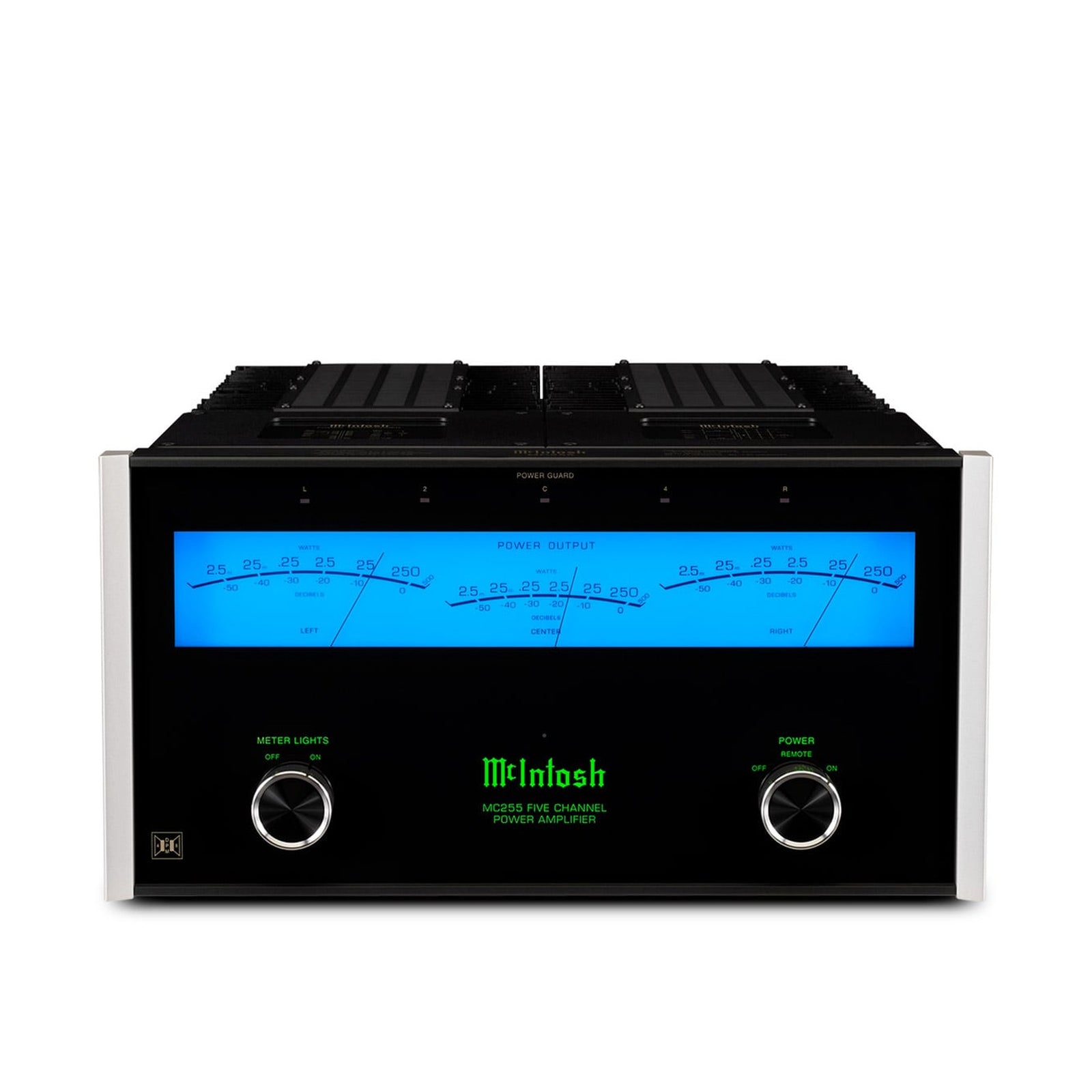 McIntosh MC255 front and top view