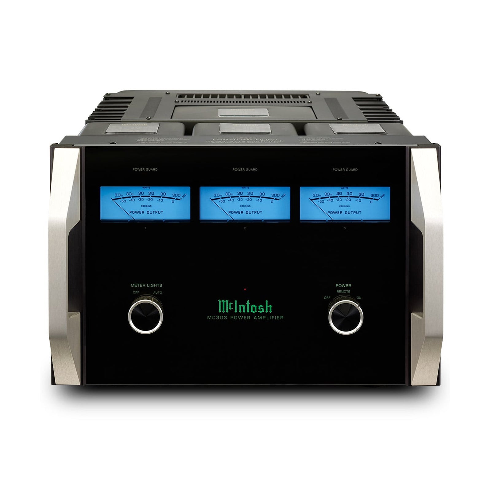 McIntosh MC303 front and top view
