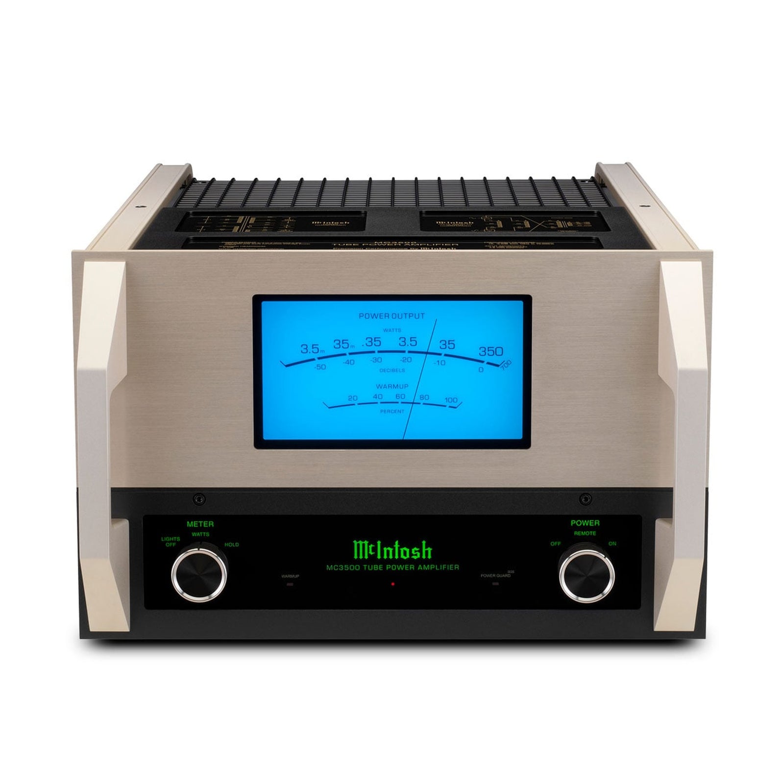 McIntosh MC3500 front and top view