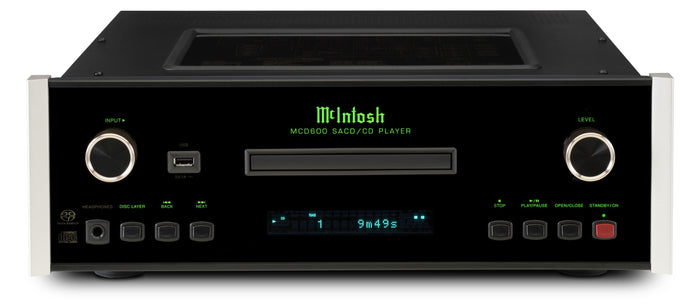 McIntosh MCD600 SACD/CD Player — front
