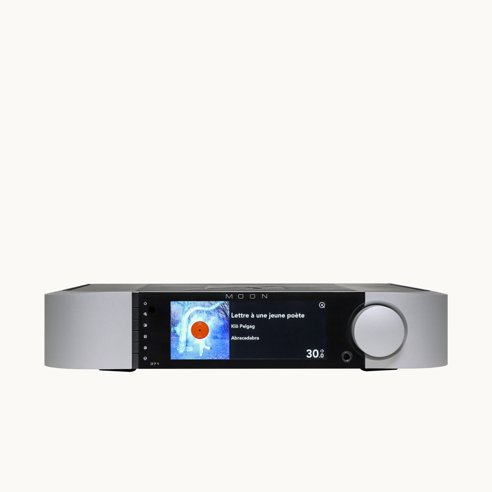 MOON 371 Network Player / Amplifier — official factory front view