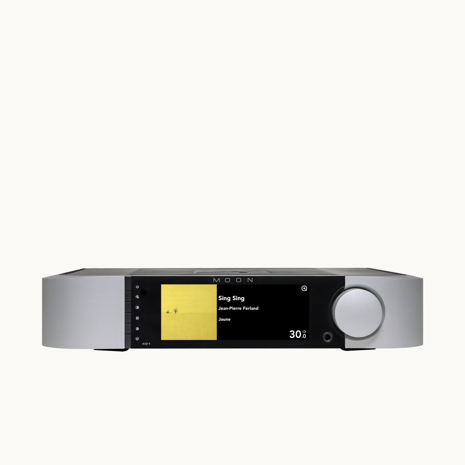 MOON 491 Network Player / Preamplifier — official factory front view