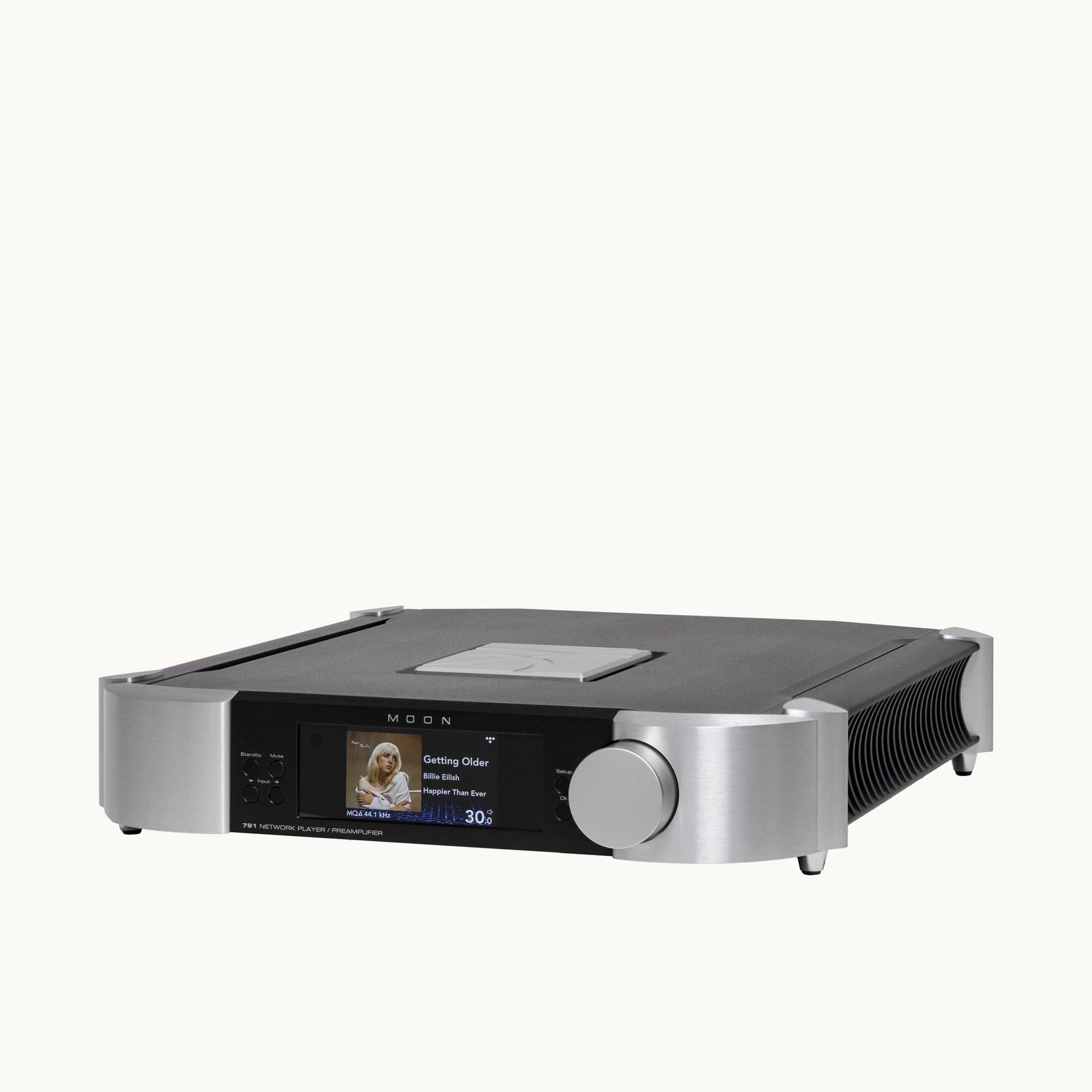 MOON 791 Network Player / Preamplifier — official factory front view