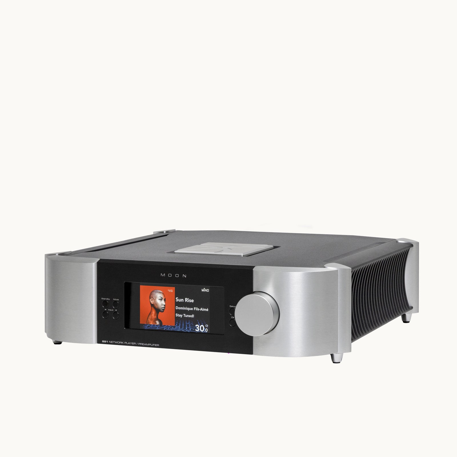 MOON 891 Network Player / Preamplifier — official factory front view