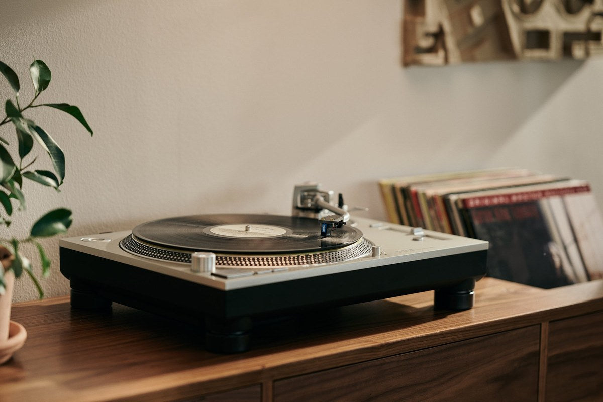 Ortofon MC Cadenza Blue Moving Coil Phono Cartridge — installed on a turntable