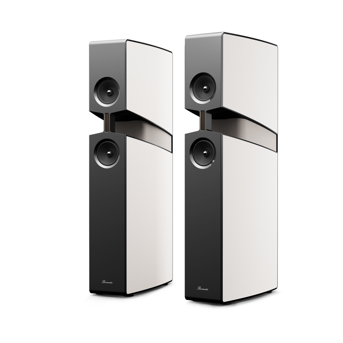 Burmester BX100 Deep Gunmetal Metallic cabinet, Shadow Off White waist