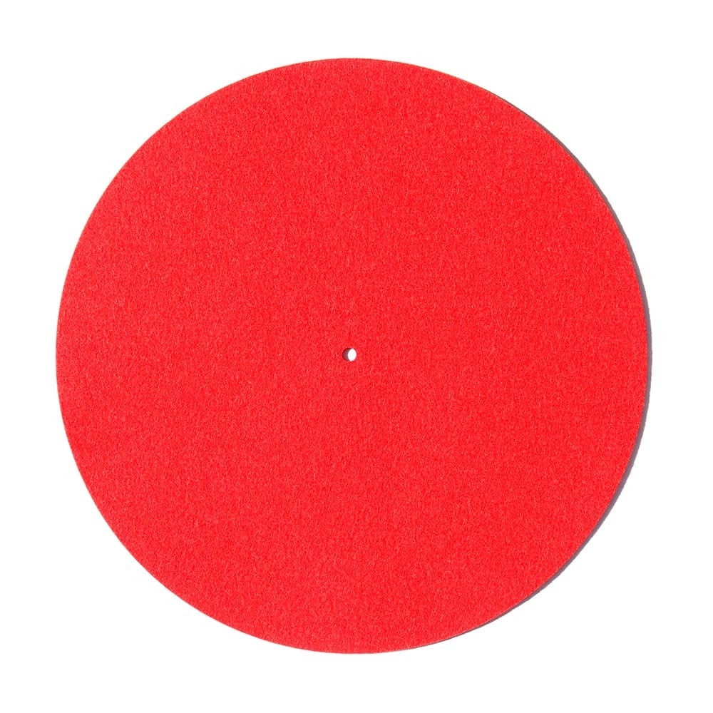 turntable mat red main product photo