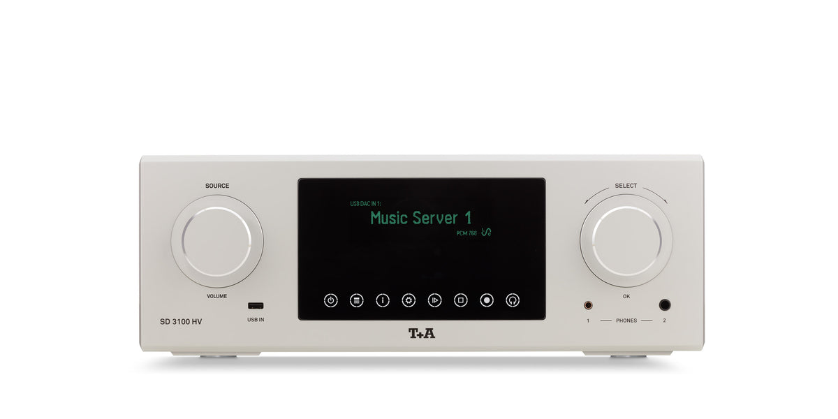 High-Resolution SD 3100 HV Reference Streaming DAC with Headphone Amp