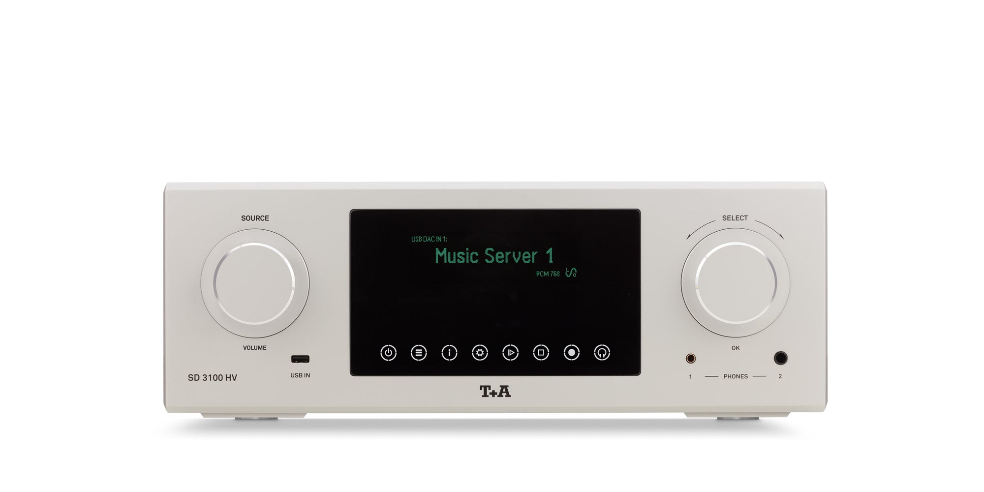 High-Resolution SD 3100 HV Reference Streaming DAC with Headphone Amp