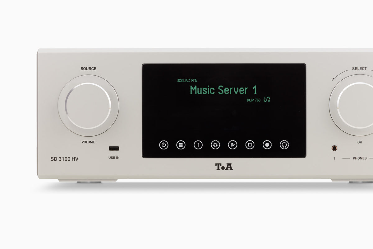 High-Resolution SD 3100 HV Reference Streaming DAC with Headphone Amp
