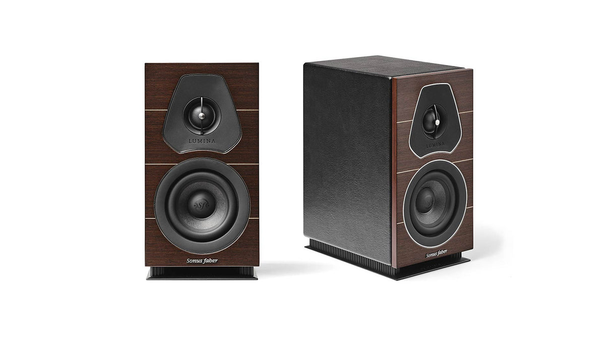 Sonus faber Lumina I — official front and side factory view