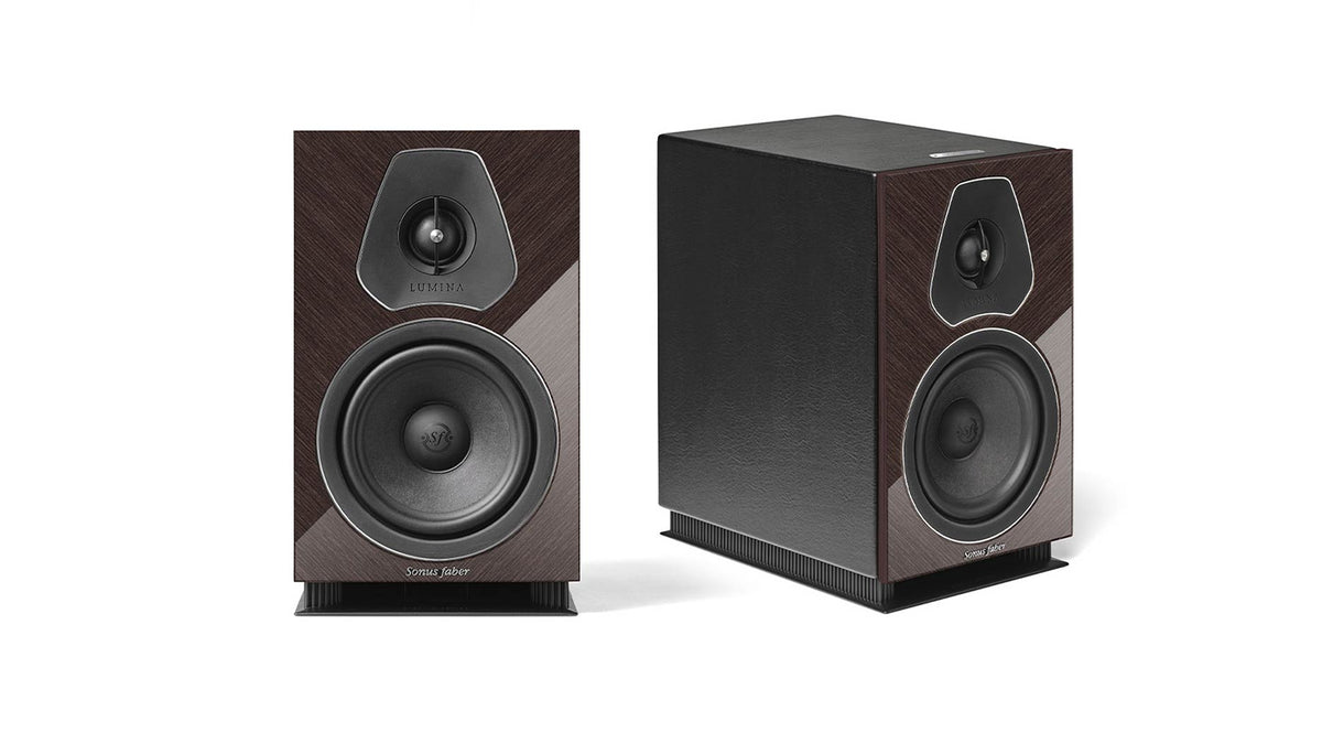 Sonus faber Lumina II Amator — official front and side factory view