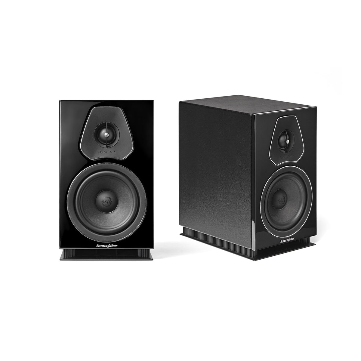 Sonus faber Lumina II — official front and side factory view