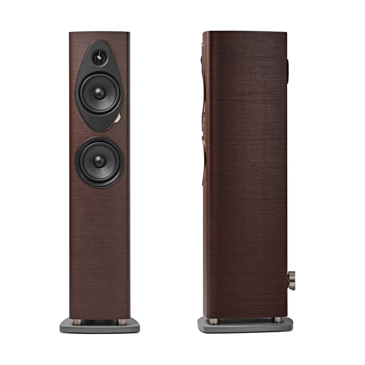 Sonus faber Sonetto III G2 — official front and side factory view
