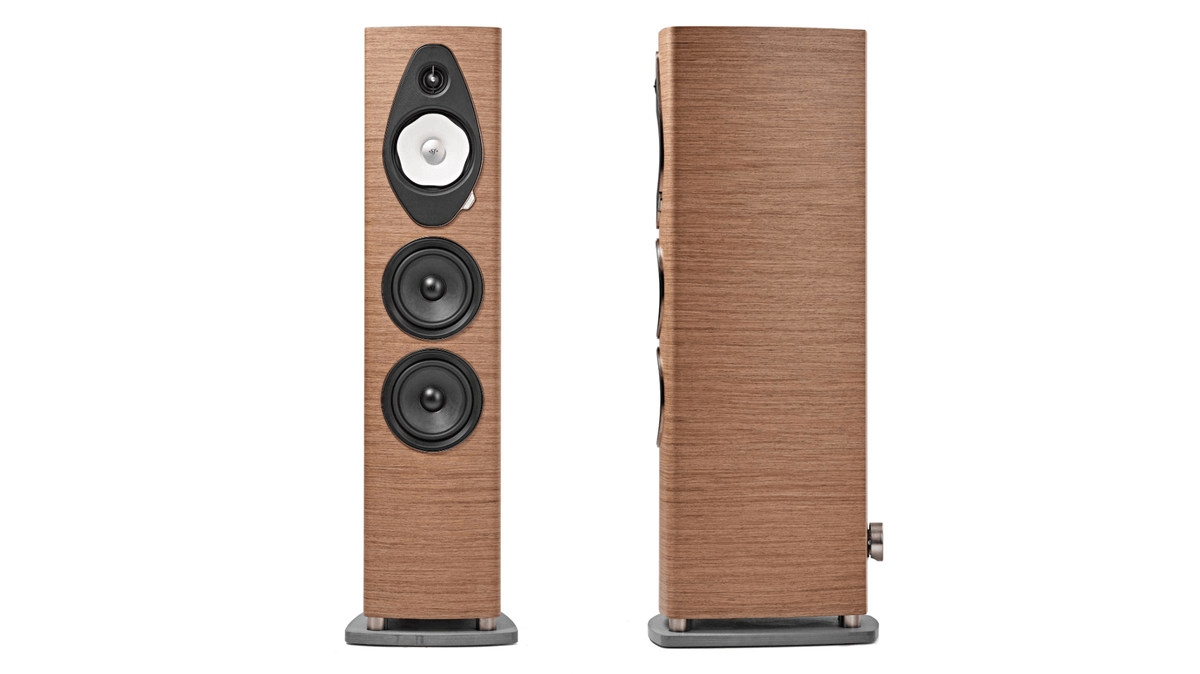 Sonus faber Sonetto V G2 — official front and side factory view