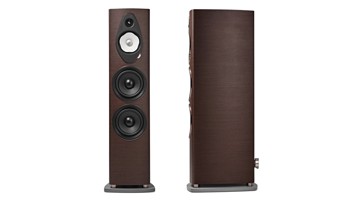 Sonus faber Sonetto VIII G2 — official front and side factory view